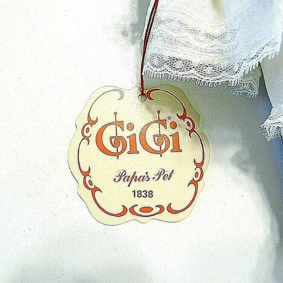 Effanbee 1975 Gi-Gi Papas Pet Doll 1838 Collector's Edition Lace Dress Wrist Tag - Picture 4 of 11